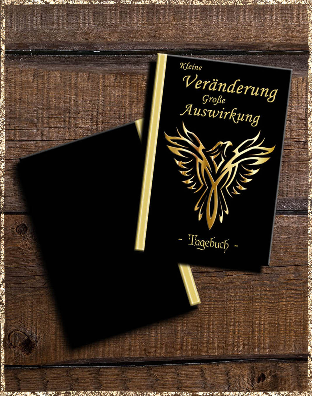 Tagebuch / Notizbuch Golden Phönix